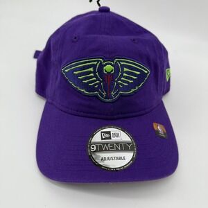 New Era 9TWENTY Purple New Orleans Pelicans Logo Adjustable Baseball Hat